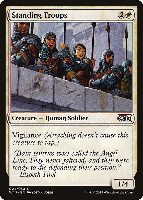Standing Troops — Front