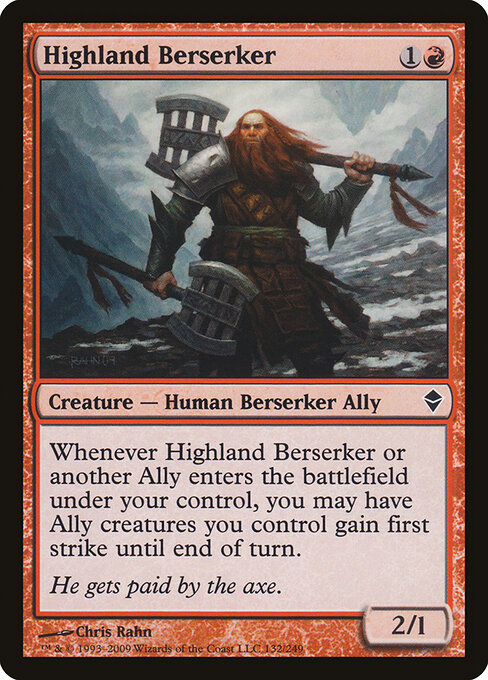 Highland Berserker — Front