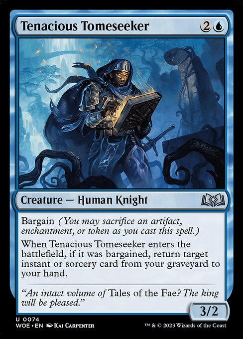 Tenacious Tomeseeker — Front