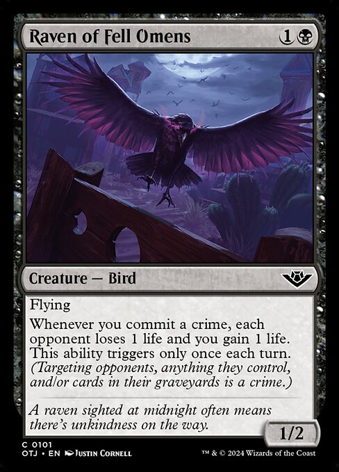Raven of Fell Omens — Front