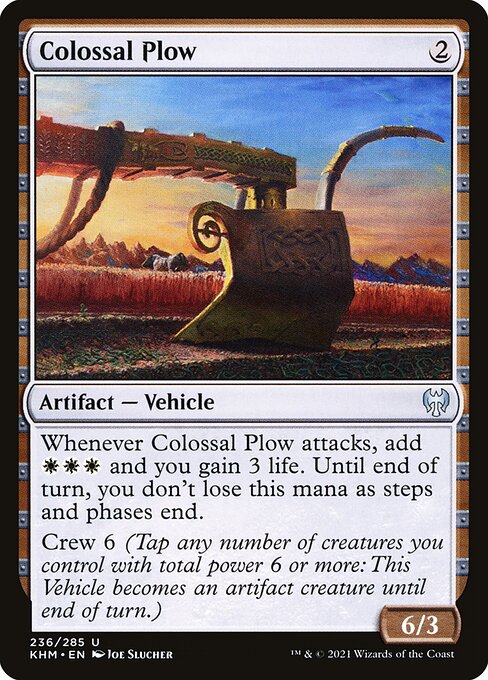 Colossal Plow — Front