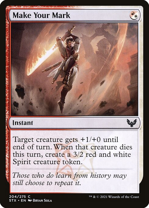 Make Your Mark — Front
