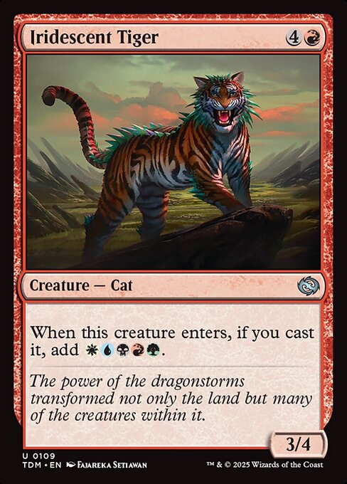 Iridescent Tiger — Front