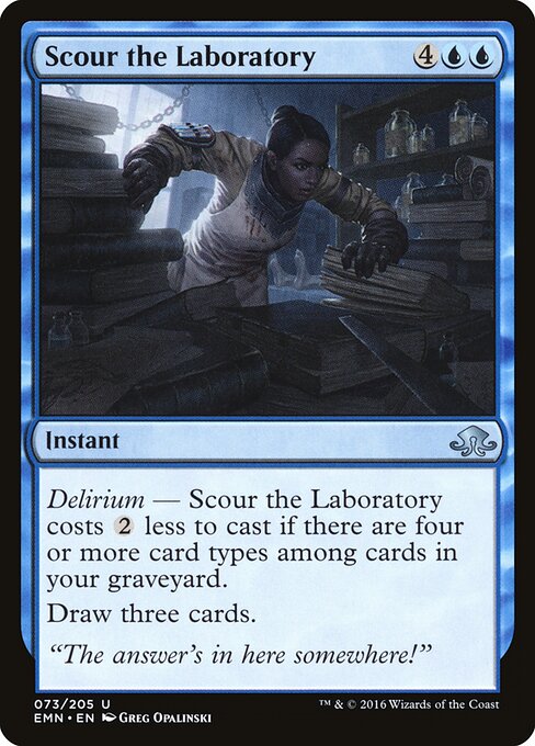 Scour the Laboratory — Front