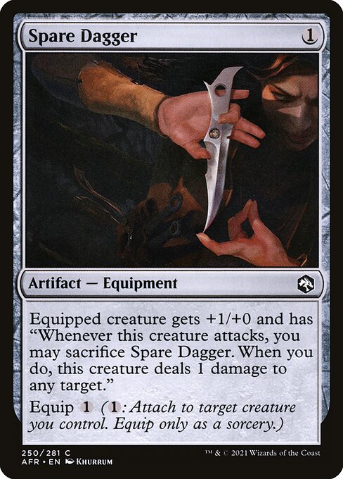 Spare Dagger — Front