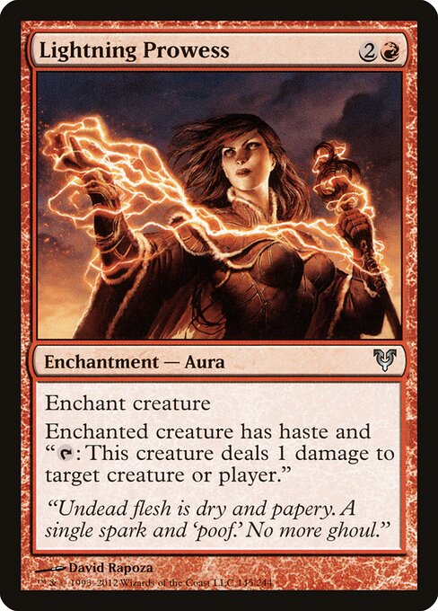 Lightning Prowess — Front
