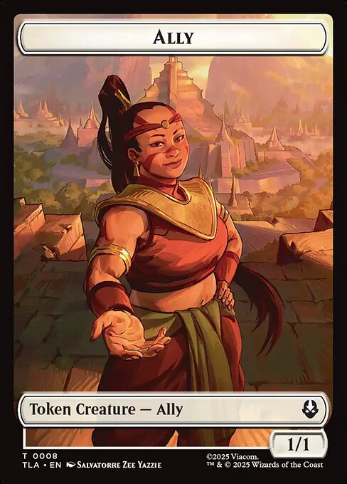 Ally (0008) // Clue (0016) Double-Sided Token — Front — Ally