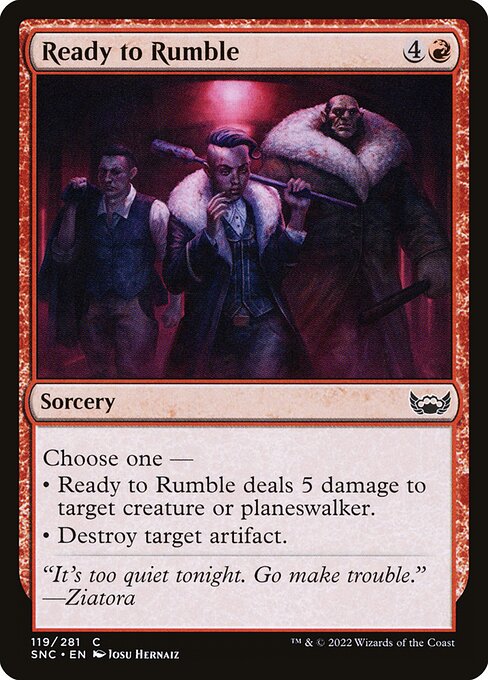 Ready to Rumble — Front