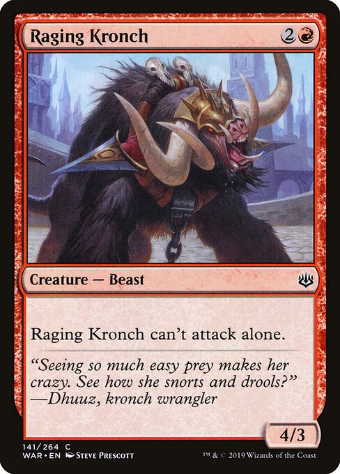 Raging Kronch — Front