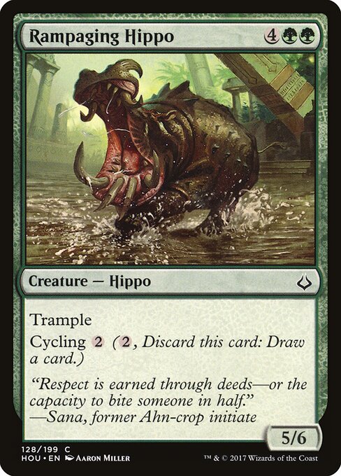 Rampaging Hippo — Front