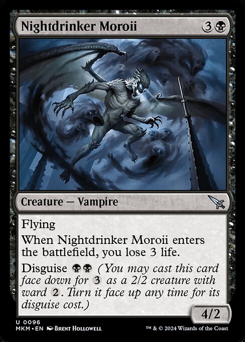 Nightdrinker Moroii — Front