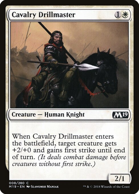 Cavalry Drillmaster — Front