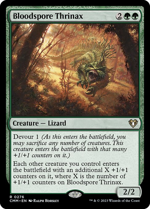 Bloodspore Thrinax — Front