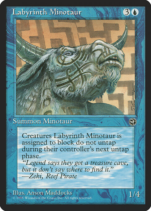 Labyrinth Minotaur [Version 2] — Front