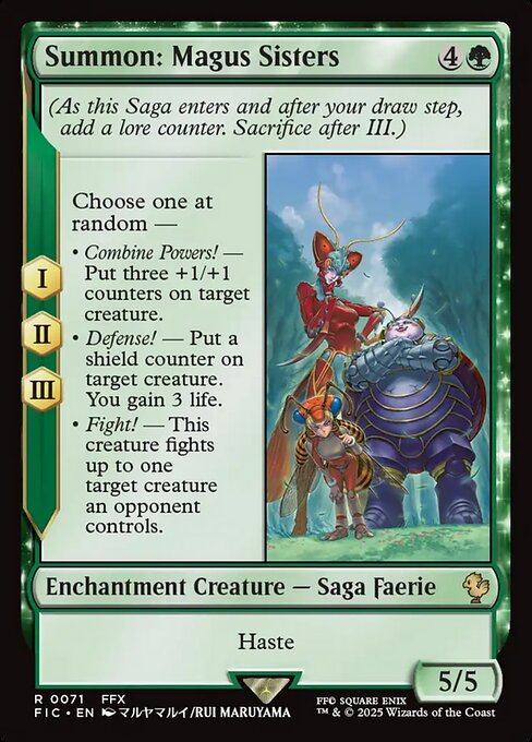 Summon: Magus Sisters (Surge Foil)