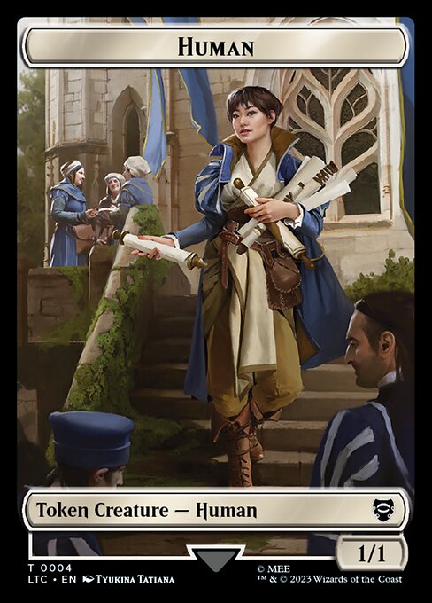 Human // Treasure Double-Sided Token — Front — Human