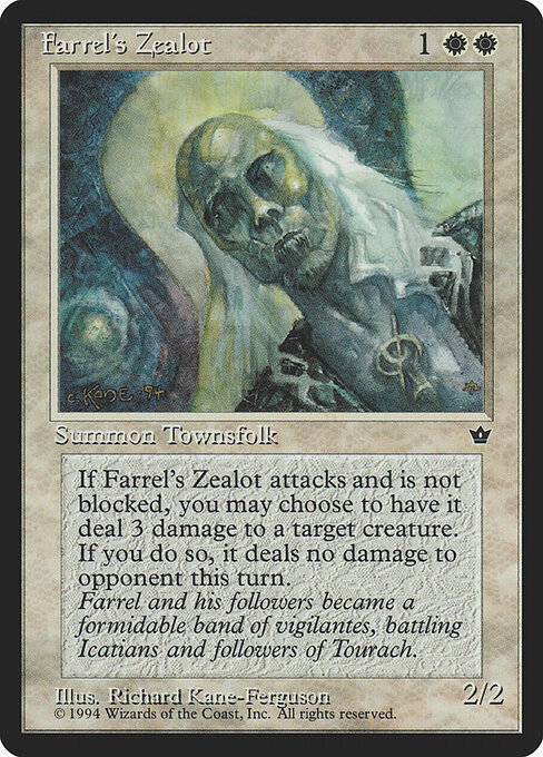 Farrel's Zealot (Kane-Ferguson) — Front