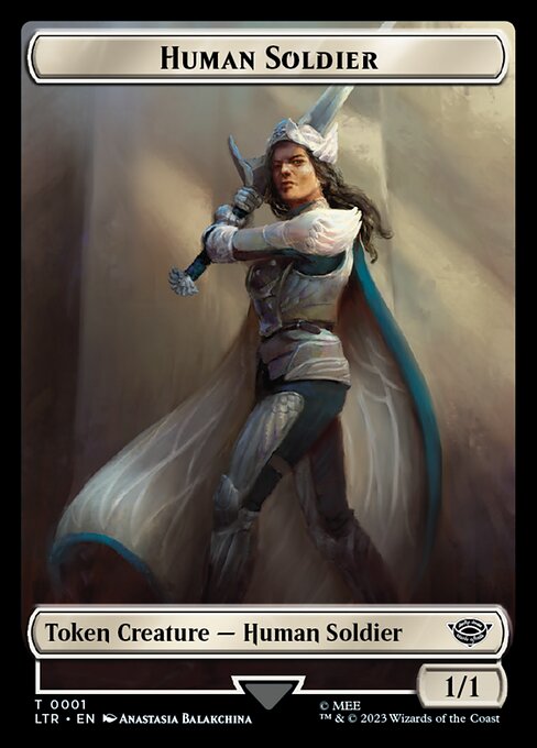 Human Soldier Token (0001) — Front