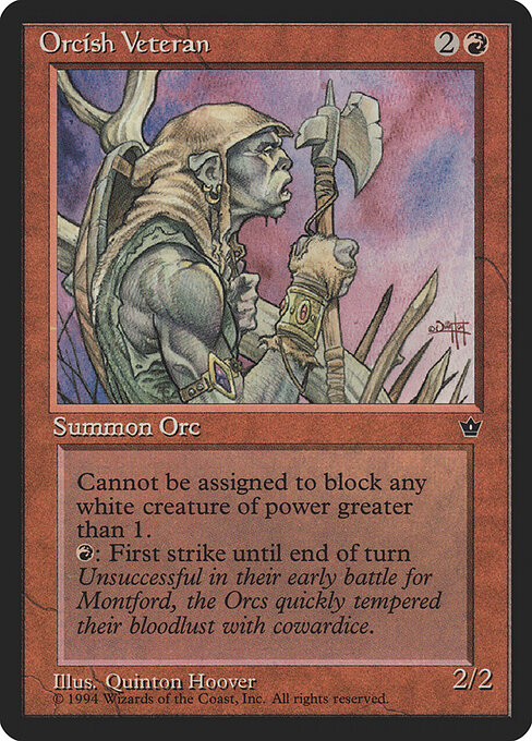 Orcish Veteran (Hoover) — Front