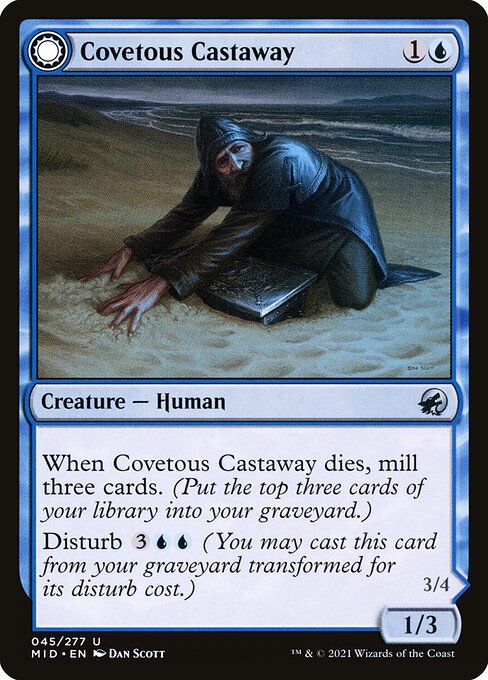 Covetous Castaway — Front
