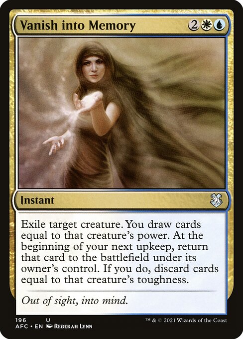 Vanish into Memory — Front