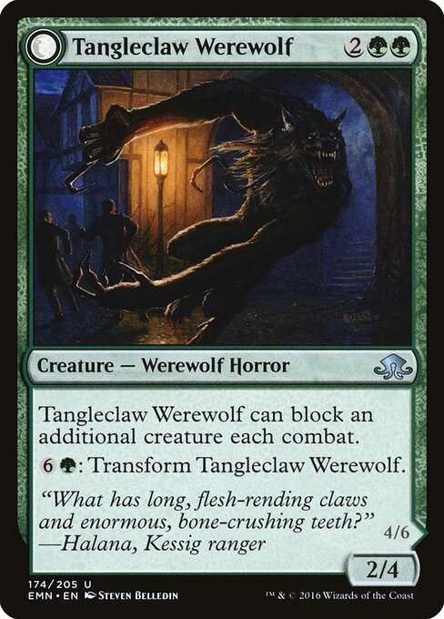 Tangleclaw Werewolf — Front