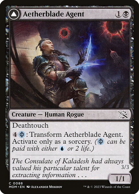 Aetherblade Agent — Front