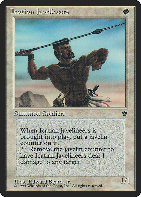 Icatian Javelineers (Beard, Jr.) — Front