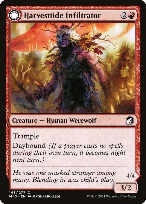 Harvesttide Infiltrator — Front