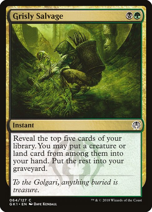 Grisly Salvage — Front