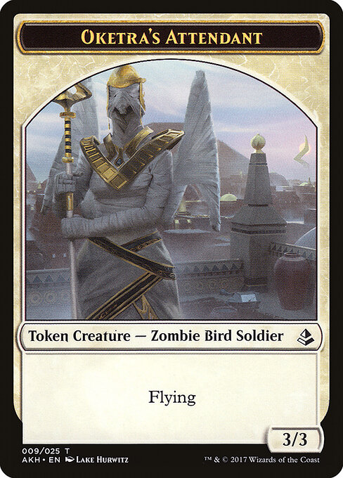 Oketra's Attendant // Beast Token — Front — Oketra's Attendant