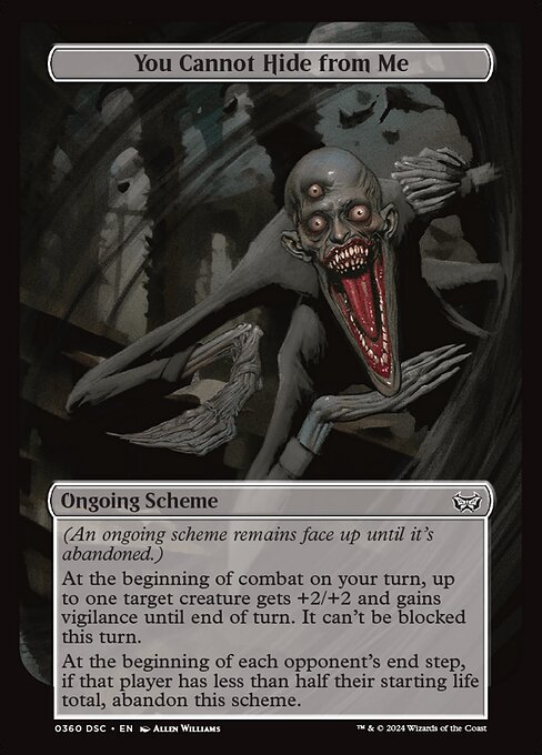 You Cannot Hide from Me (Full Art) — Front