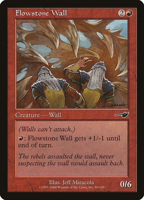 Flowstone Wall — Front