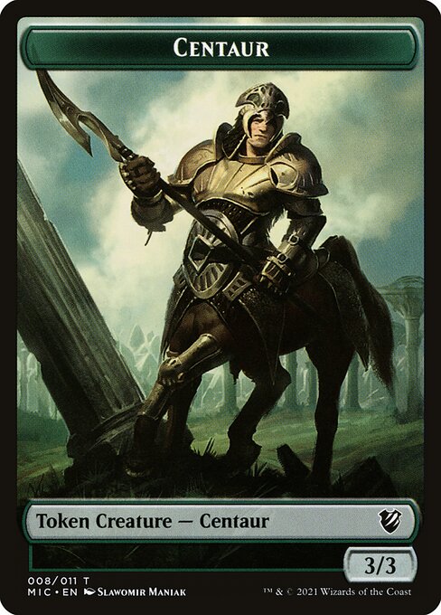 Centaur // Wolf Double-Sided Token