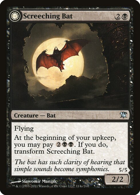 Screeching Bat — Front
