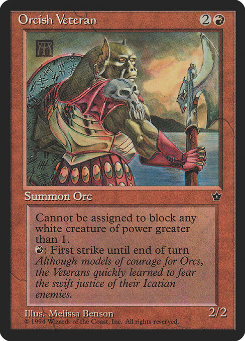 Orcish Veteran (Benson) — Front