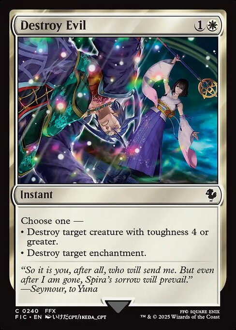 Destroy Evil (Surge Foil) — Front