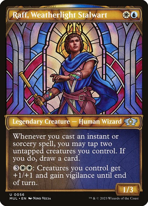Raff, Weatherlight Stalwart — Front