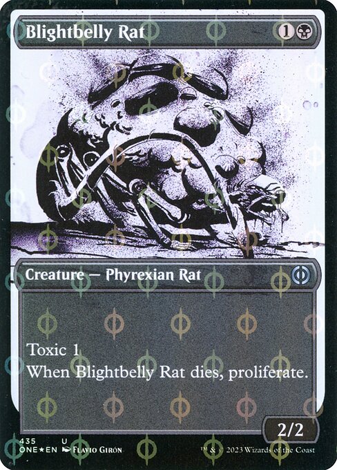 Blightbelly Rat (Showcase) (Step-and-Compleat Foil) — Front