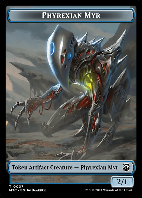 Phyrexian Myr // Servo Double-Sided Token — Front — Phyrexian Myr