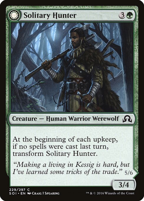Solitary Hunter — Front