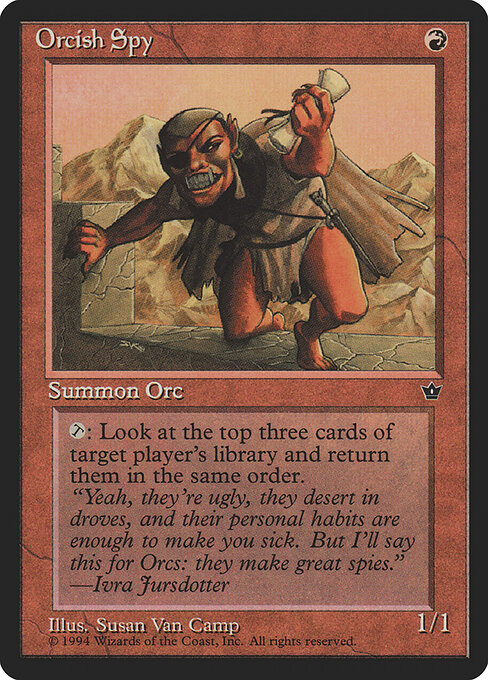 Orcish Spy (Van Camp) — Front