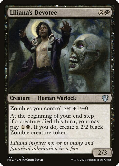 Liliana's Devotee — Front