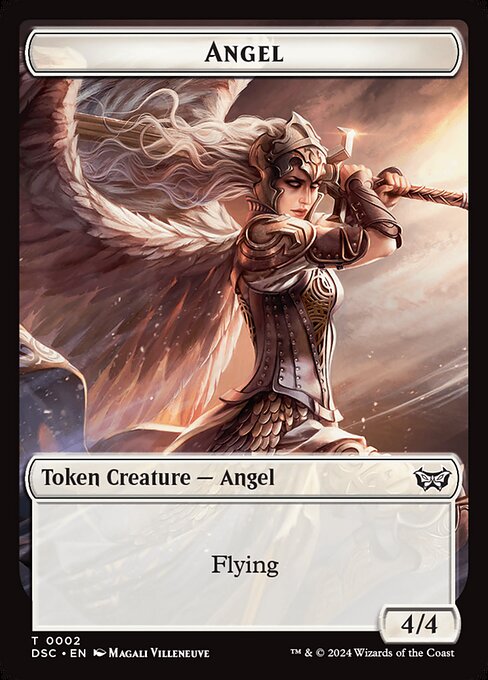 Angel // Glimmer Double-Sided Token