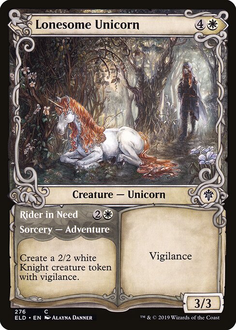 Lonesome Unicorn (Showcase) — Front