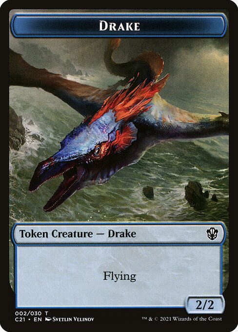 Drake // Elemental Double-sided Token