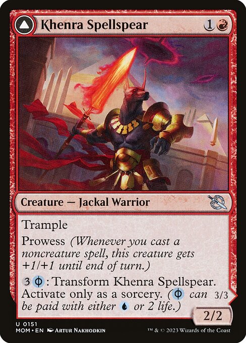 Khenra Spellspear — Front
