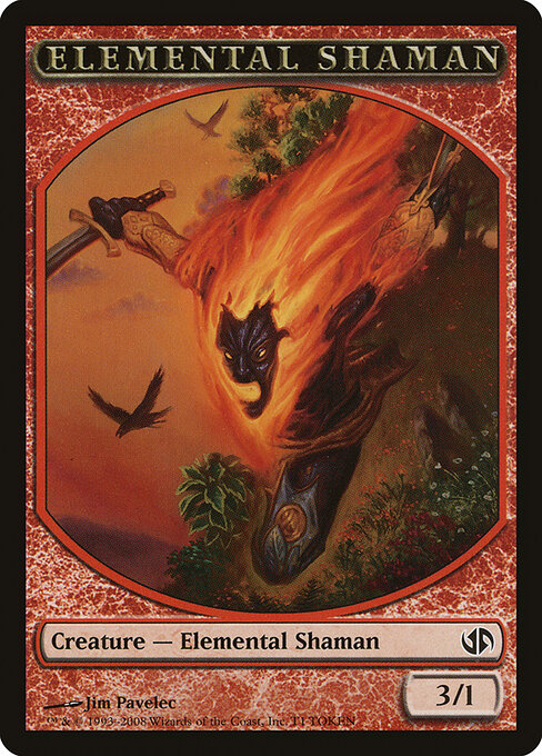 Elemental Shaman Token — Front
