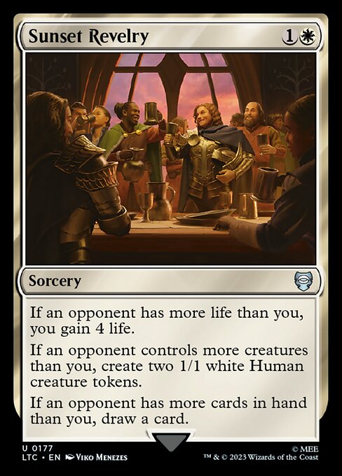 Sunset Revelry — Front