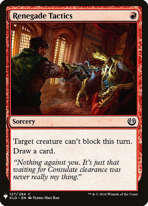 Renegade Tactics (KLD)